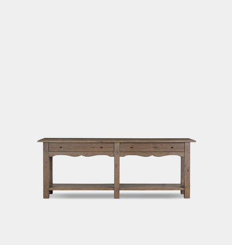 Bayla Console Table Brown Oak