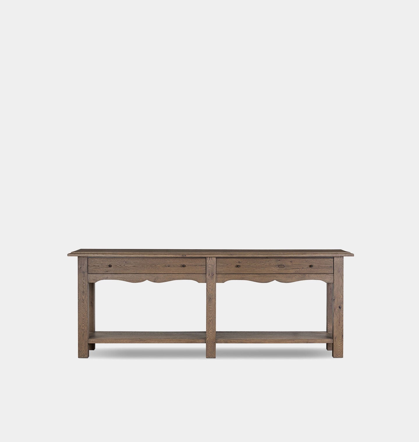 Bayla Console Table Brown Oak
