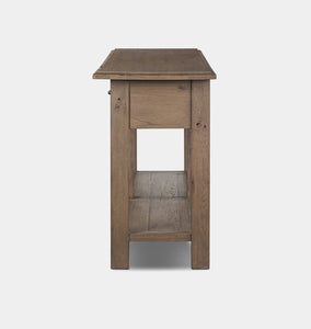 Bayla Console Table Brown Oak