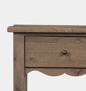 Bayla End Table Weathered Oak
