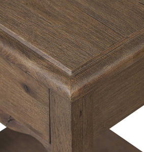 Bayla End Table Weathered Oak