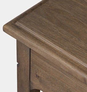 Bayla End Table Weathered Oak