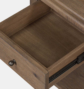 Bayla End Table Weathered Oak