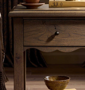 Bayla End Table Weathered Oak