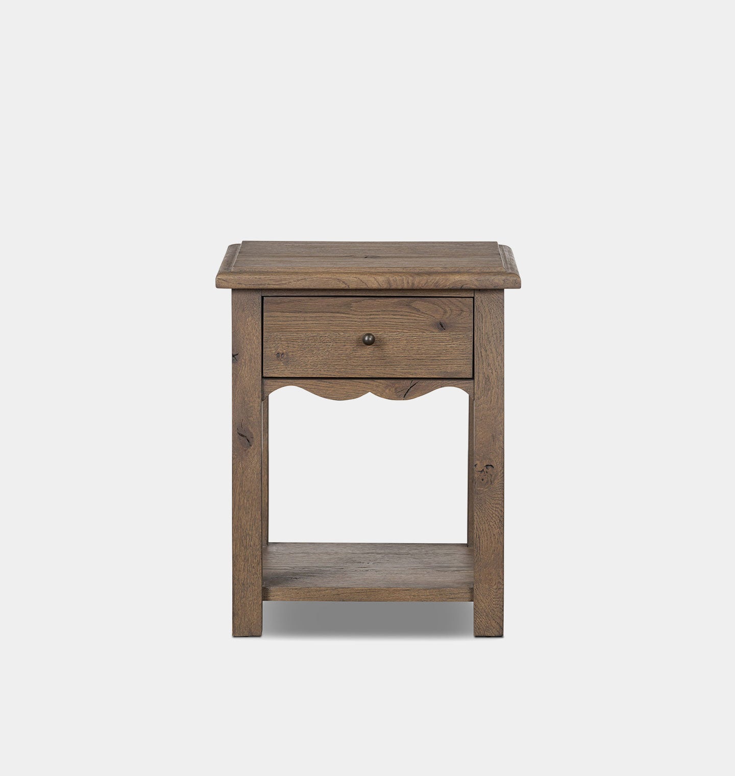 Bayla End Table Weathered Oak