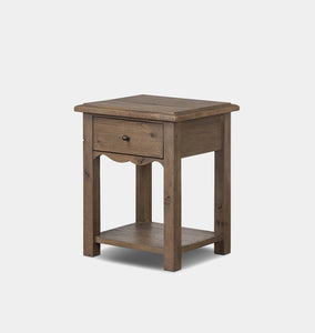 Bayla End Table Weathered Oak
