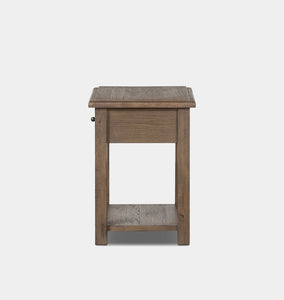 Bayla End Table Weathered Oak