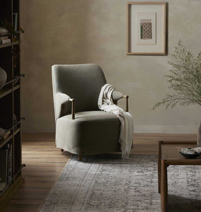 Brently Lounge Chair Broadway Olive