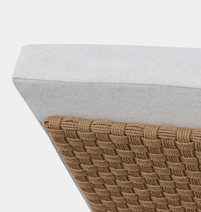 Breton Outdoor Chaise Alessi Linen