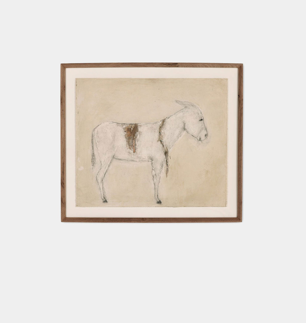 Burro Bestow Framed Print by Shoppe Amber Interiors