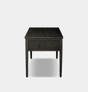 Bush Desk Distressed Black Oak