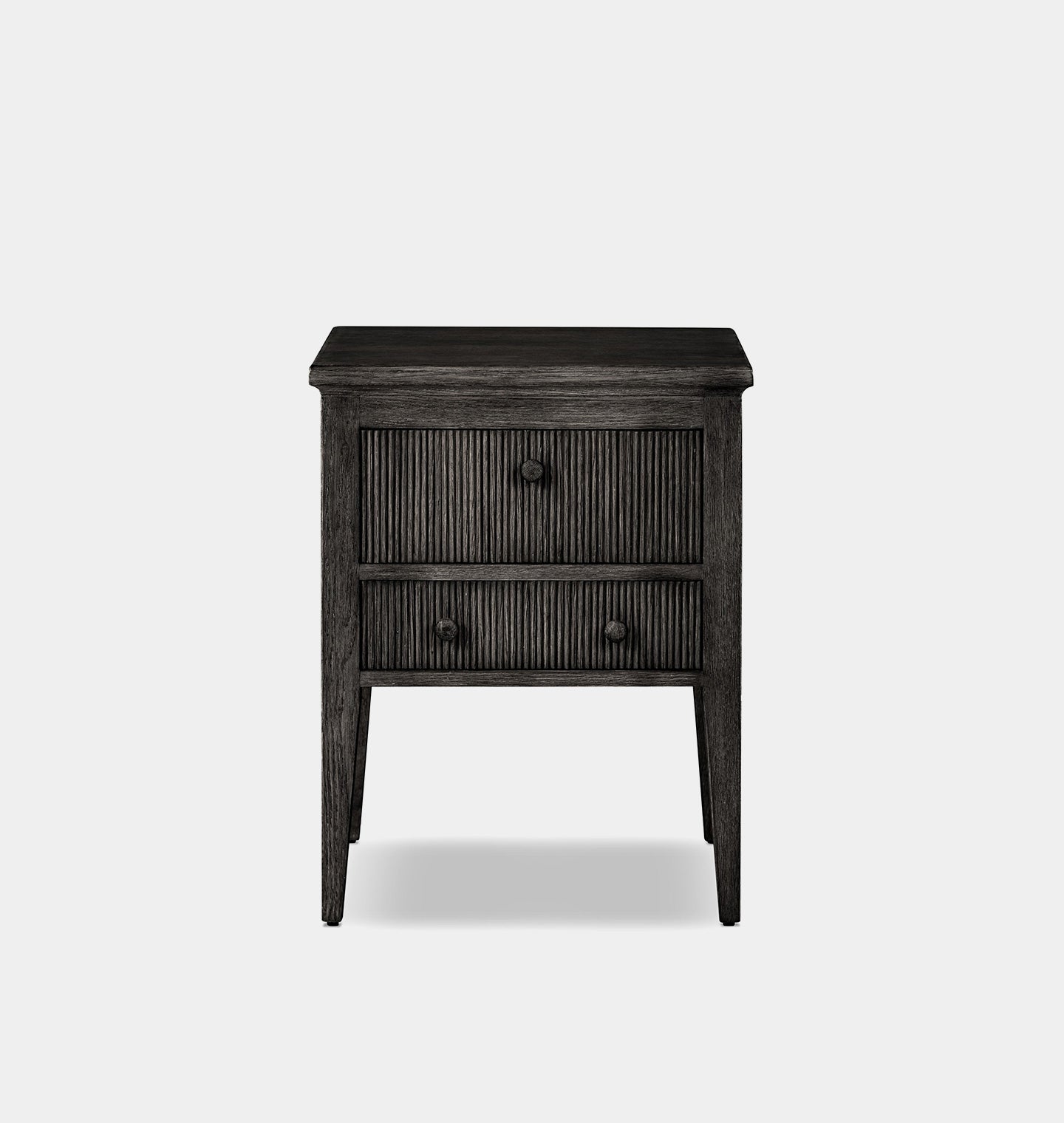 Bush Nightstand Distressed Black