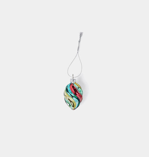 Heirloom Swirled Glass Ornament