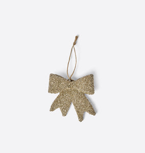 Lexie Glitter Bow Ornament