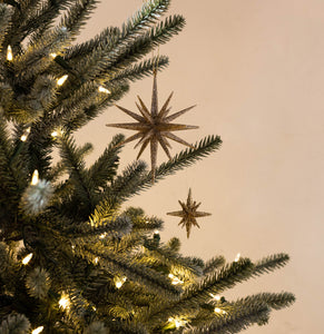 Gold Starburst Ornament Small
