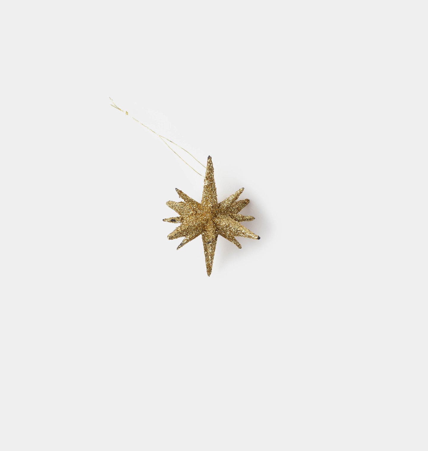 Gold Starburst Ornament Small