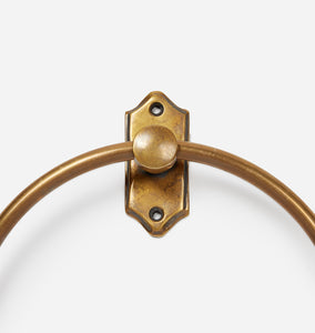 Mateo Brass Towel Ring