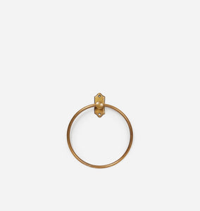 Mateo Brass Towel Ring