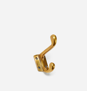 Waterford Brass Coat Hook Large