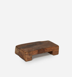 Found Natural Wood Pedestal