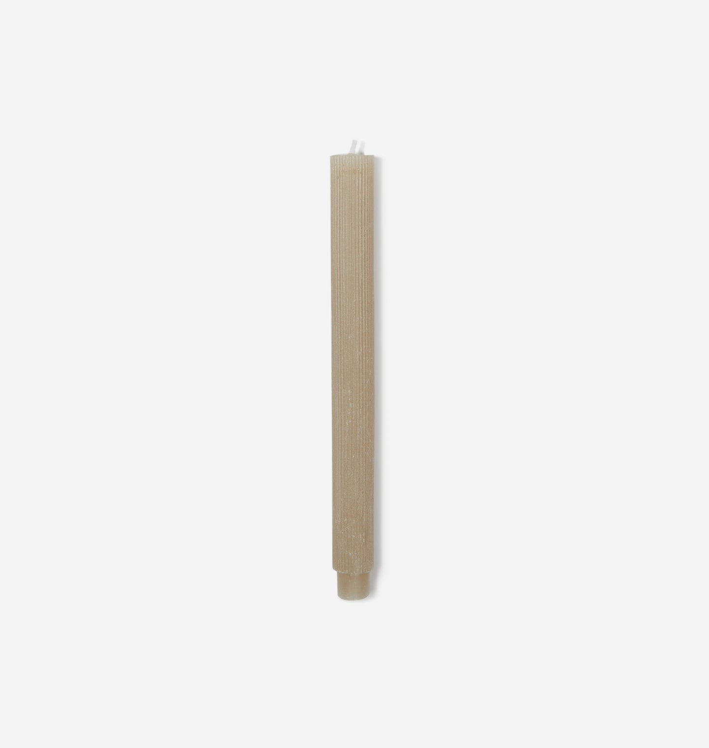 Pleated Taper Candle