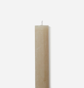 Pleated Taper Candle