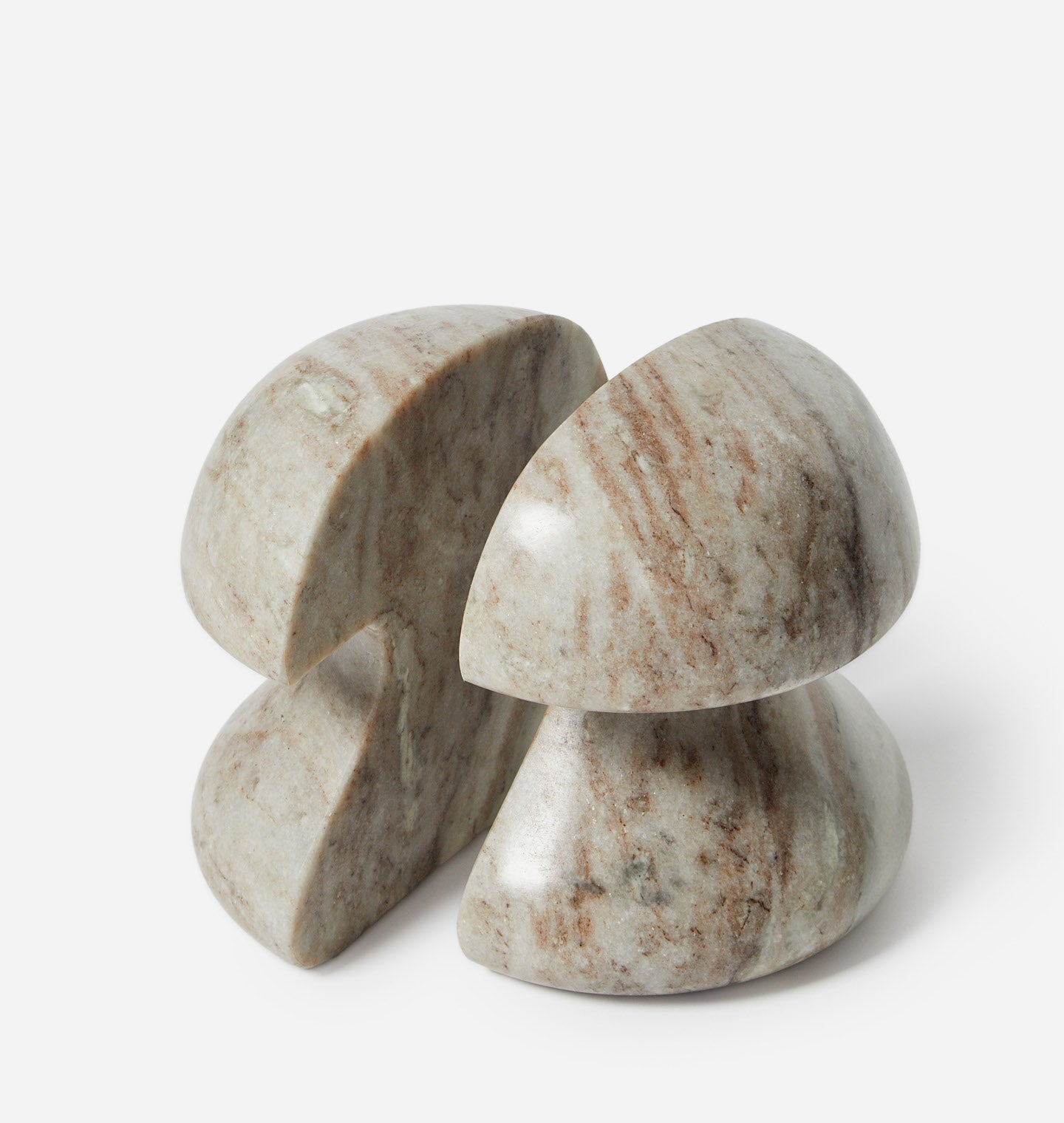 Mushroom Marble Bookend S/2 - Thumbnail 2