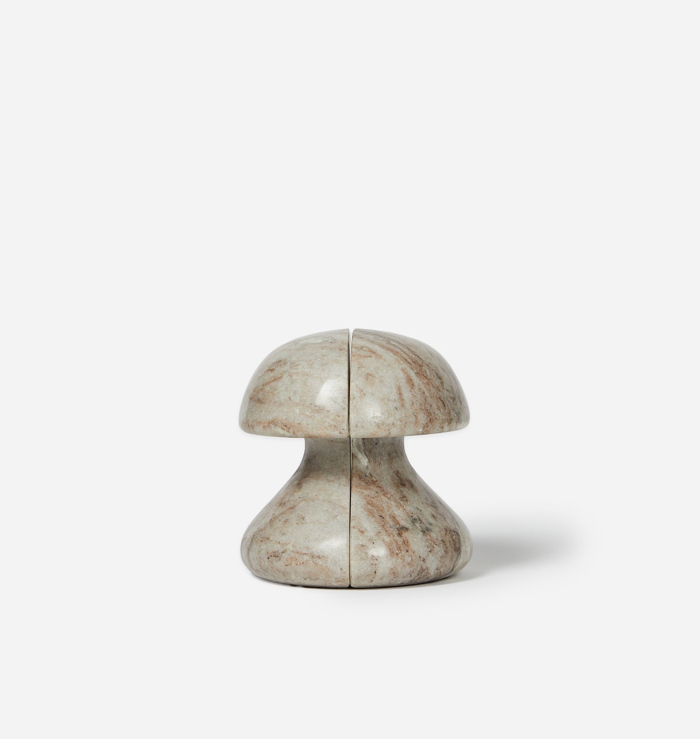 Shoppe Amber Interiors Mushroom Marble Bookend - Thumbnail 3