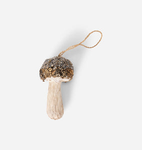 Wood Bark Mushroom Ornament Acorn