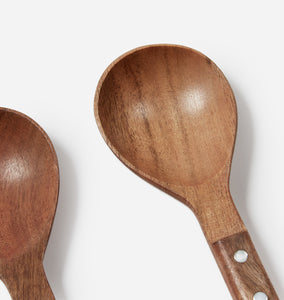 Raelyn Mango Wood Salad Servers S/2