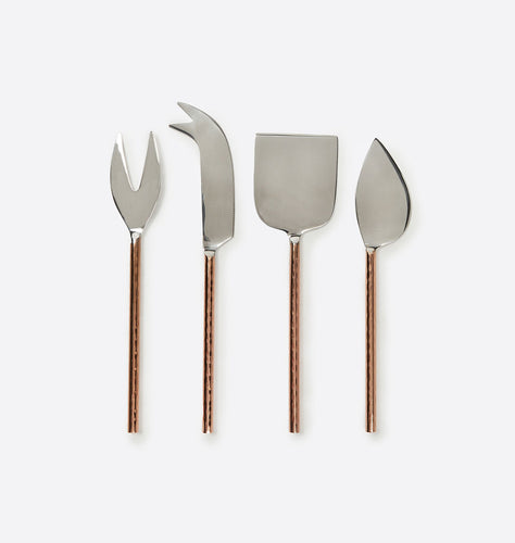 Stainless Steel Cheese Servers S/4