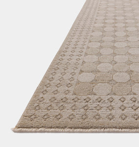 Cali CIL-01 Taupe / Natural 18" x 18" Sample Rug