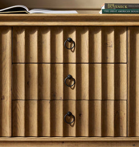 Cambra Media Console Drifted Oak