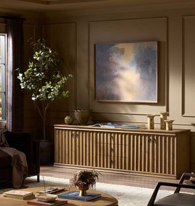 Cambra Media Console Drifted Oak