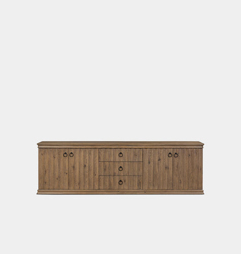 Cambra Media Console Drifted Oak