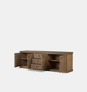 Cambra Media Console Drifted Oak