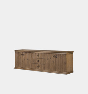 Cambra Media Console Drifted Oak