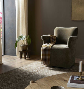 Camellia Swivel Chair Malmo Olive