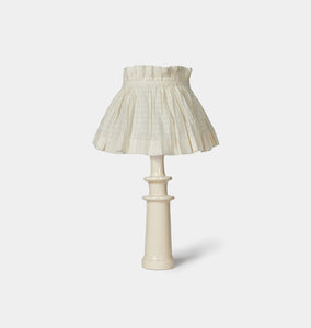 Checked Cotton Table Lamp