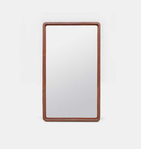 Chicory Leather Mirror 30 x 52
