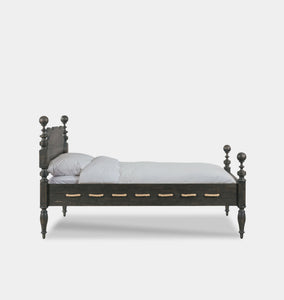 Cory Bed Twin Distressed Black