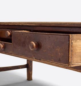 Vintage 19th Century Kitchen Prep Table