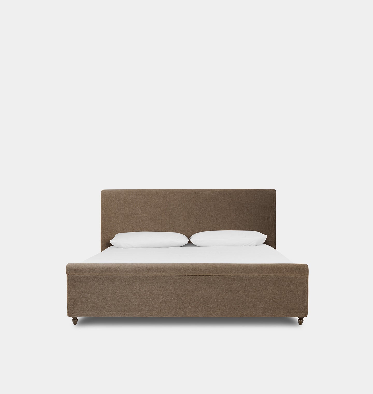 Dalia Slipcovered Bed Broadway Coffee