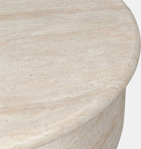 Dayna Coffee Table Faux Travertine