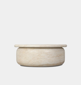 Dayna Coffee Table Faux Travertine
