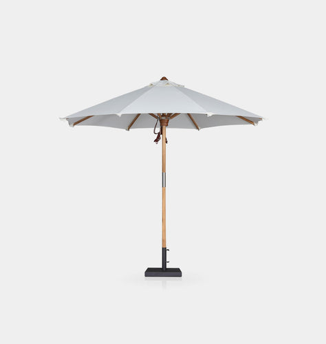Driscoll Outdoor Round Patio Umbrella White
