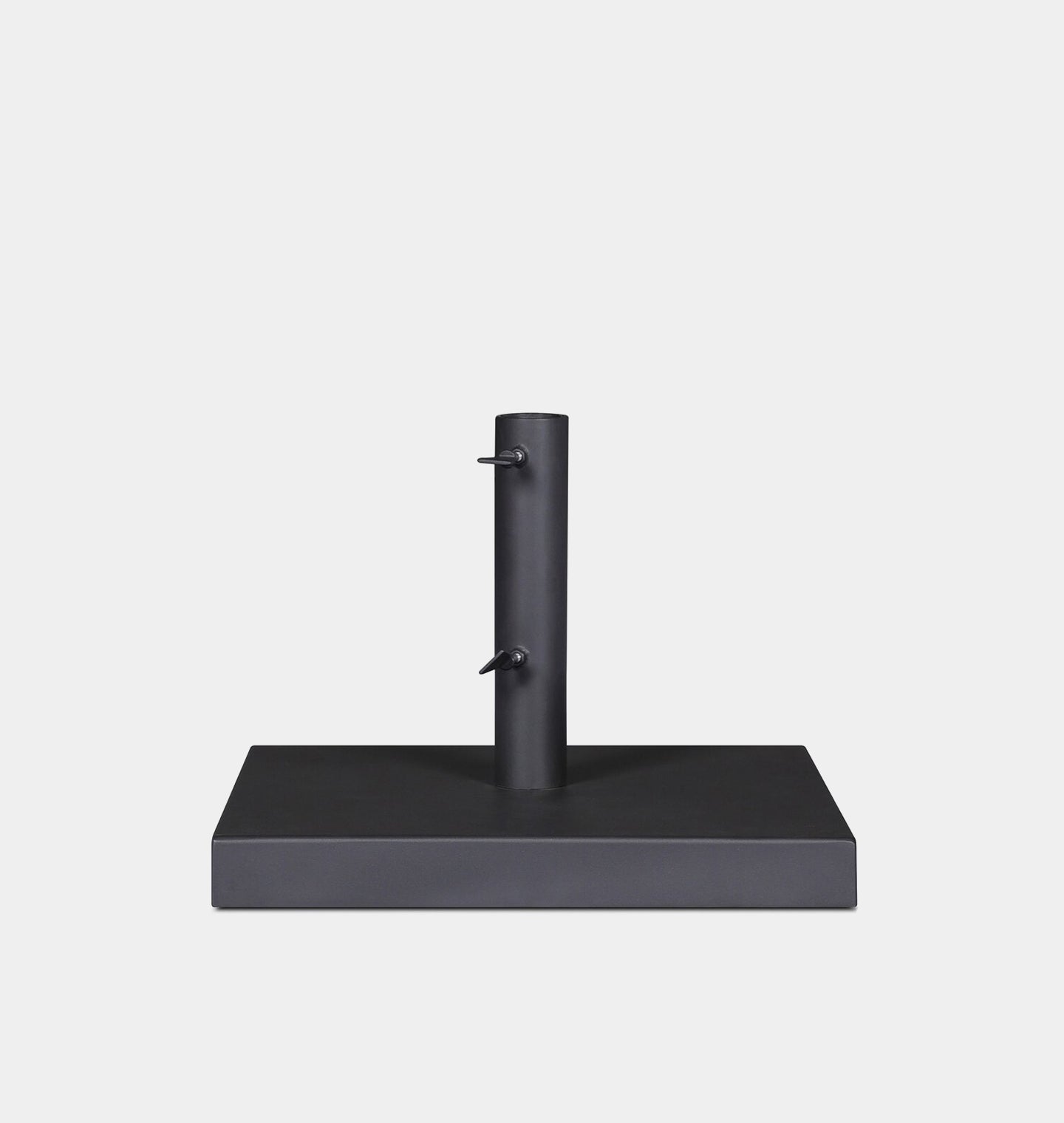 Baska Outdoor Umbrella Stand - Black Stainless Steel