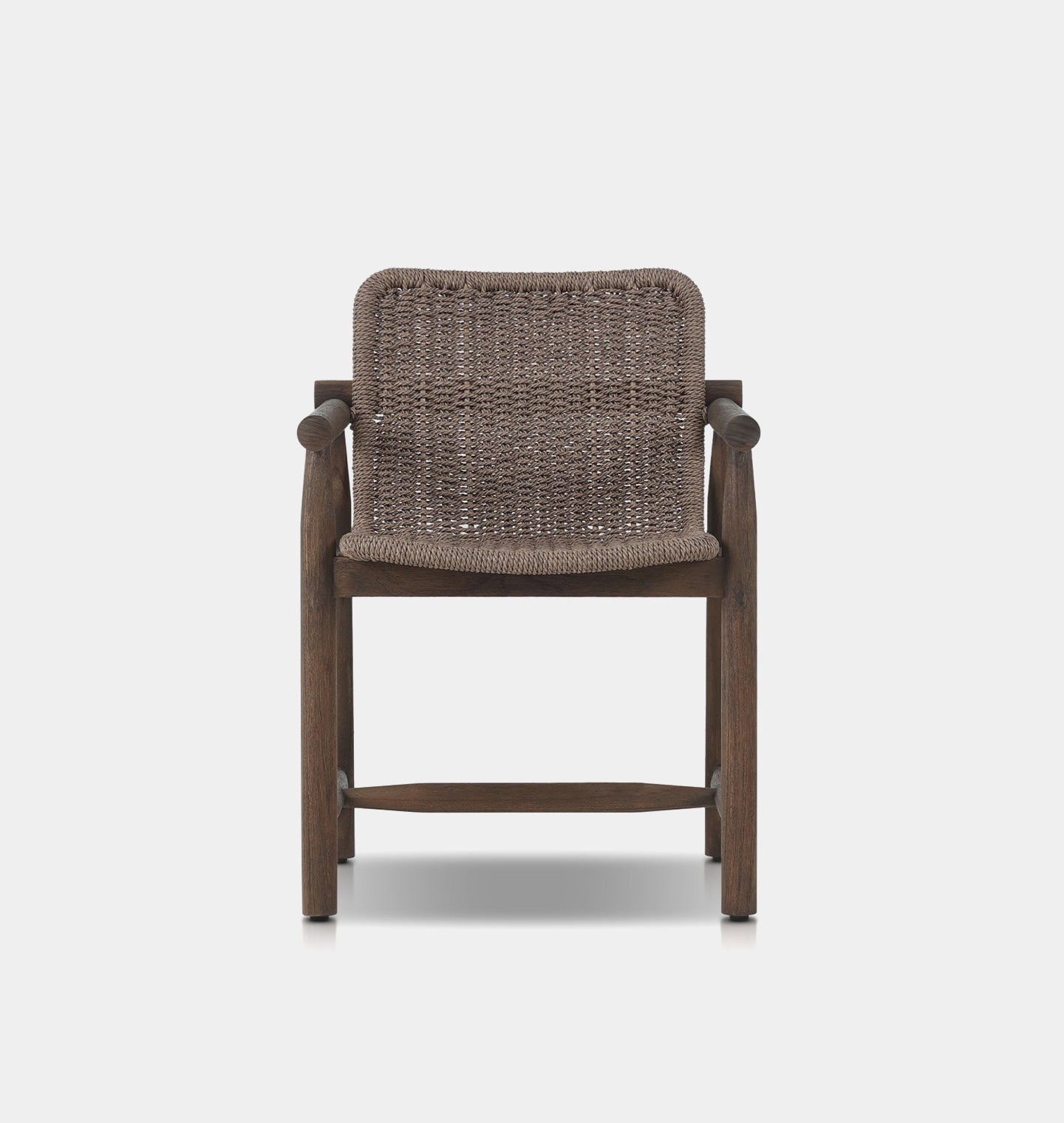 Dume Outdoor Dining Armchair Dark Woven