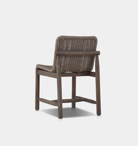 Dume Outdoor Dining Chair Dark Woven