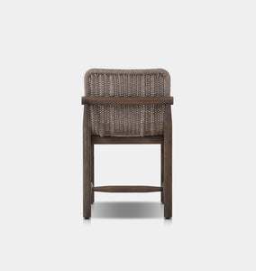 Dume Outdoor Dining Chair Dark Woven